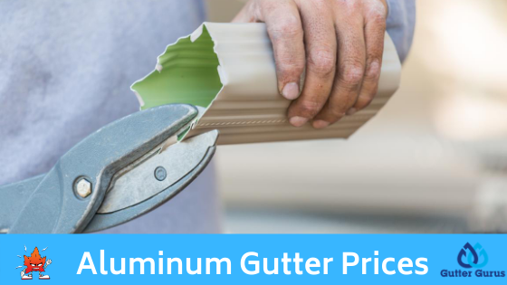 aluminum gutter costs