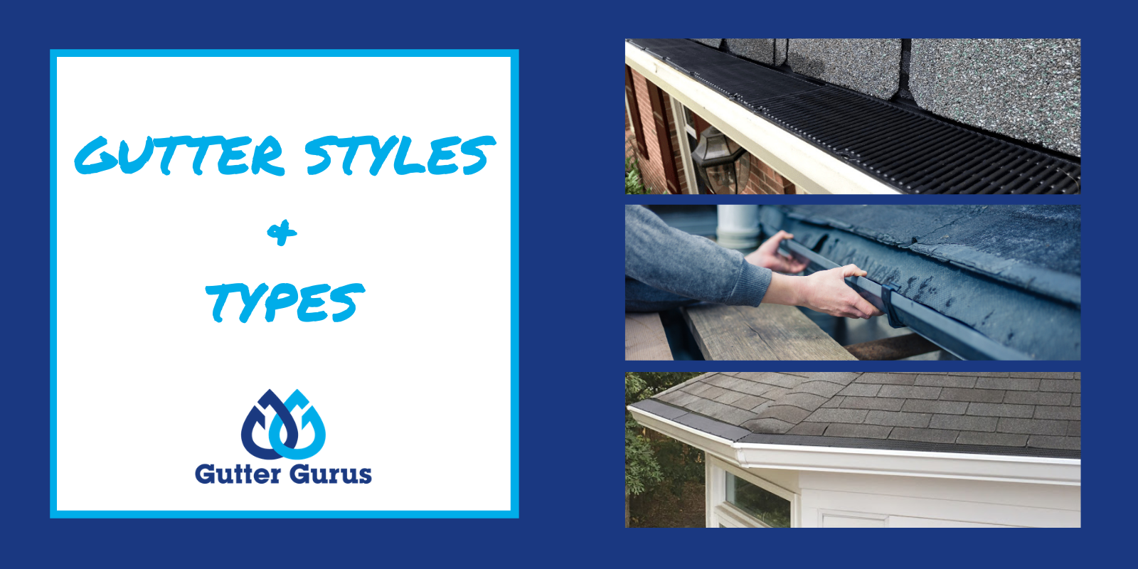 gutter styles and sizes